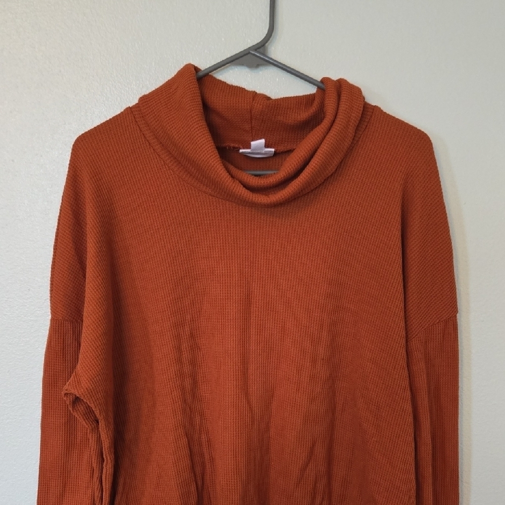 Lularoe | Rust Cowl Neck Turtleneck Size XL